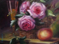 A cocktail, 20х30, oil, canvas, 2008